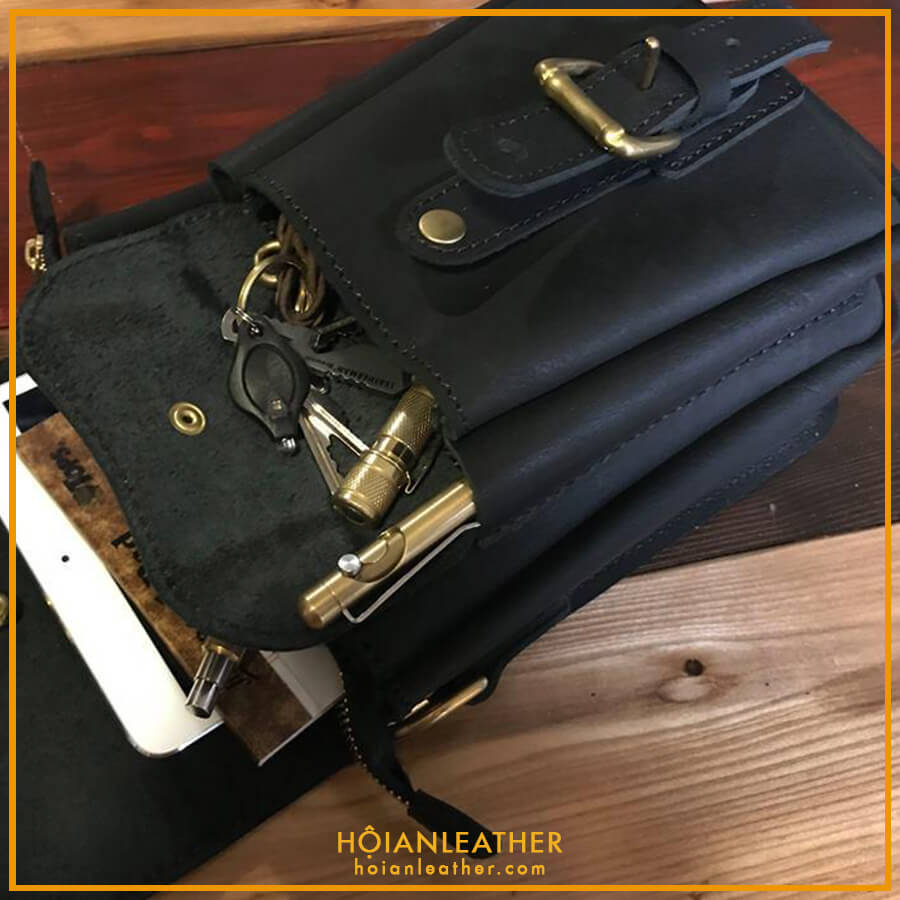 Túi đựng ipad da thật